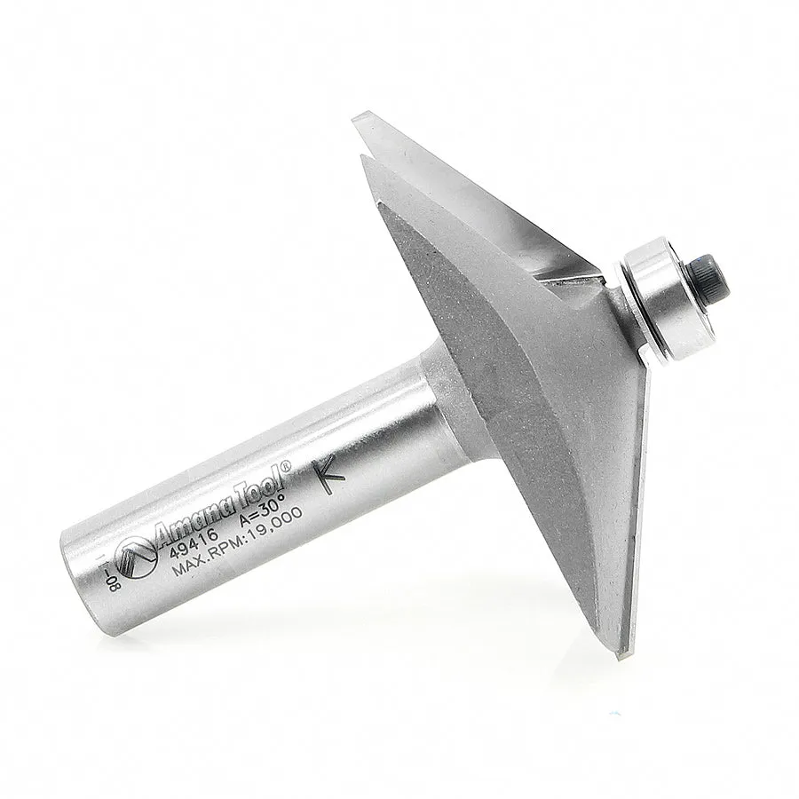 Chamfer Router Bit | 60 Degree x 2 1⁄2 Dia x 11⁄16 x 1⁄2"Shank | 49416 | 738685494165