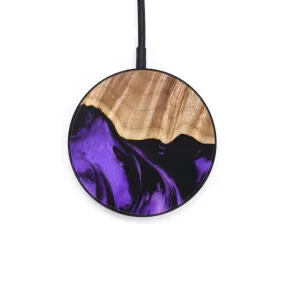 Circle Wood Resin Wireless Charger - Alta (Purple, 614879)