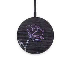 Circle Wood Resin Wireless Charger - Christoph (Spring, 640635)