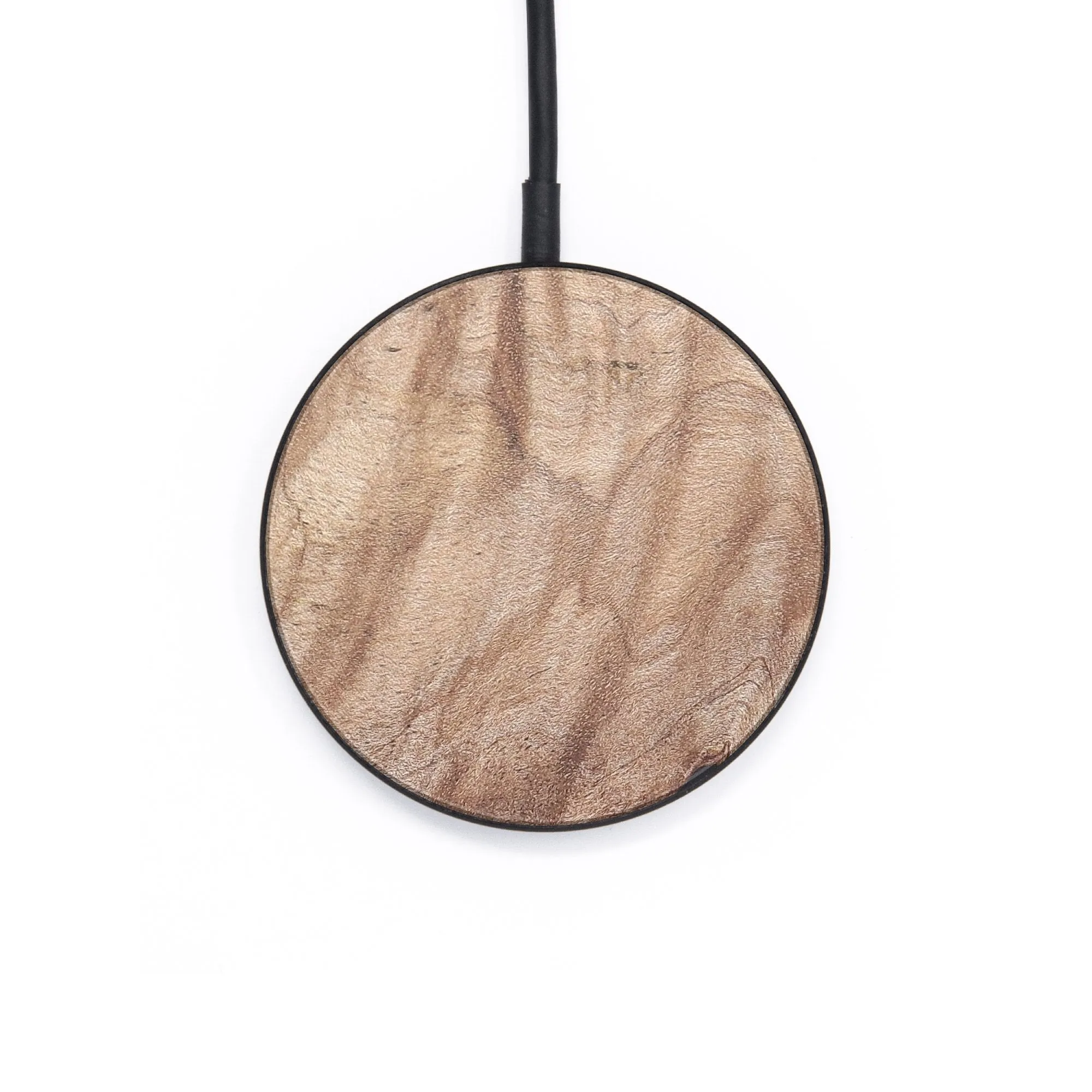 Circle Wood Resin Wireless Charger - Connor (Wood Burl, 671296)