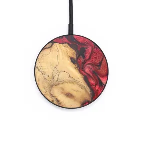 Circle Wood Resin Wireless Charger - Cyrus (Red, 678071)