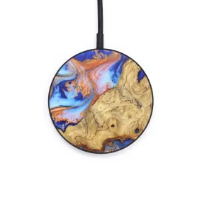 Circle Wood Resin Wireless Charger - Daylen (Blue, 624220)