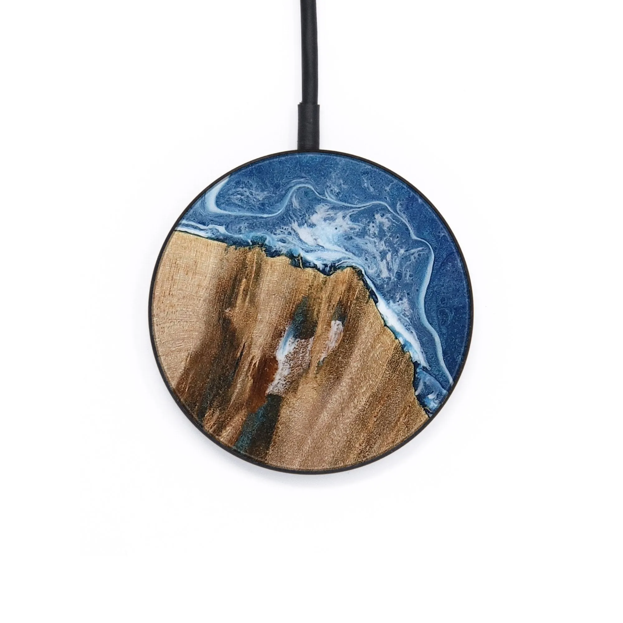 Circle Wood Wireless Charger - Anne (Coastal, 733234)