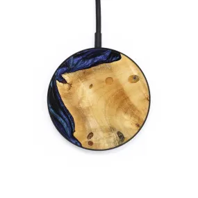 Circle Wood Wireless Charger - Huyen (Blue, 741467)