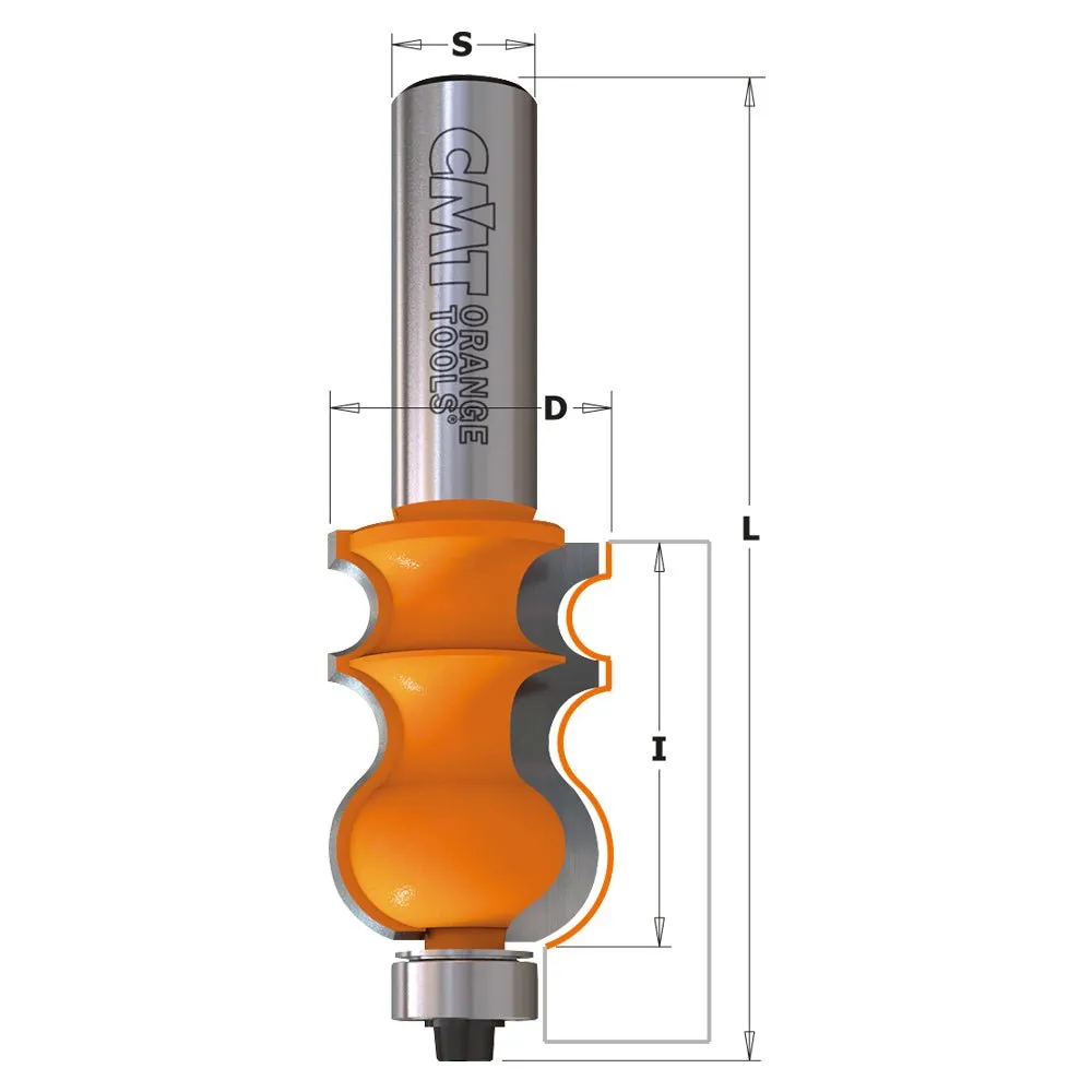 CMT - 855.901.11 -  15/16" x 1-3/8" Moulding Bit with Bearing