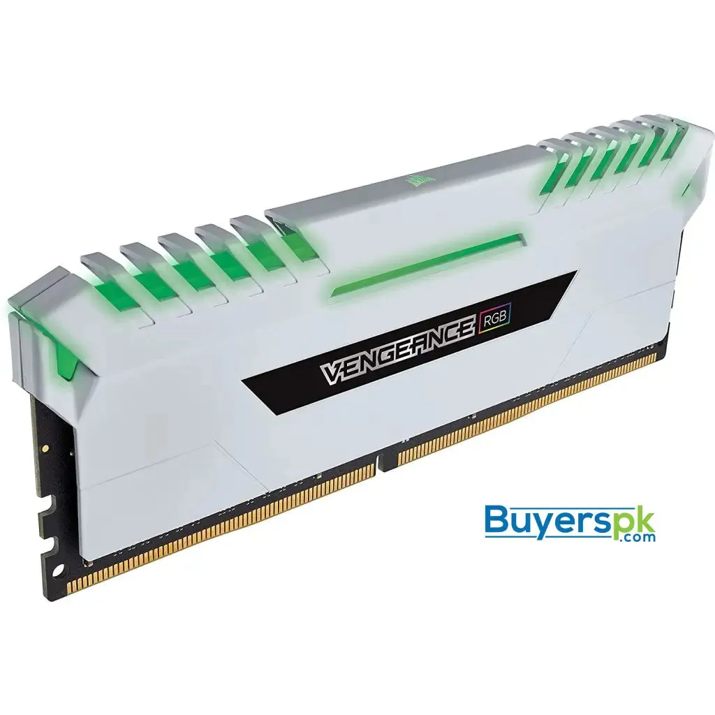 Corsair Vengeance Rgb 16gb (2x8gb) Ddr4 3200mhz C16 Desktop Memory - White