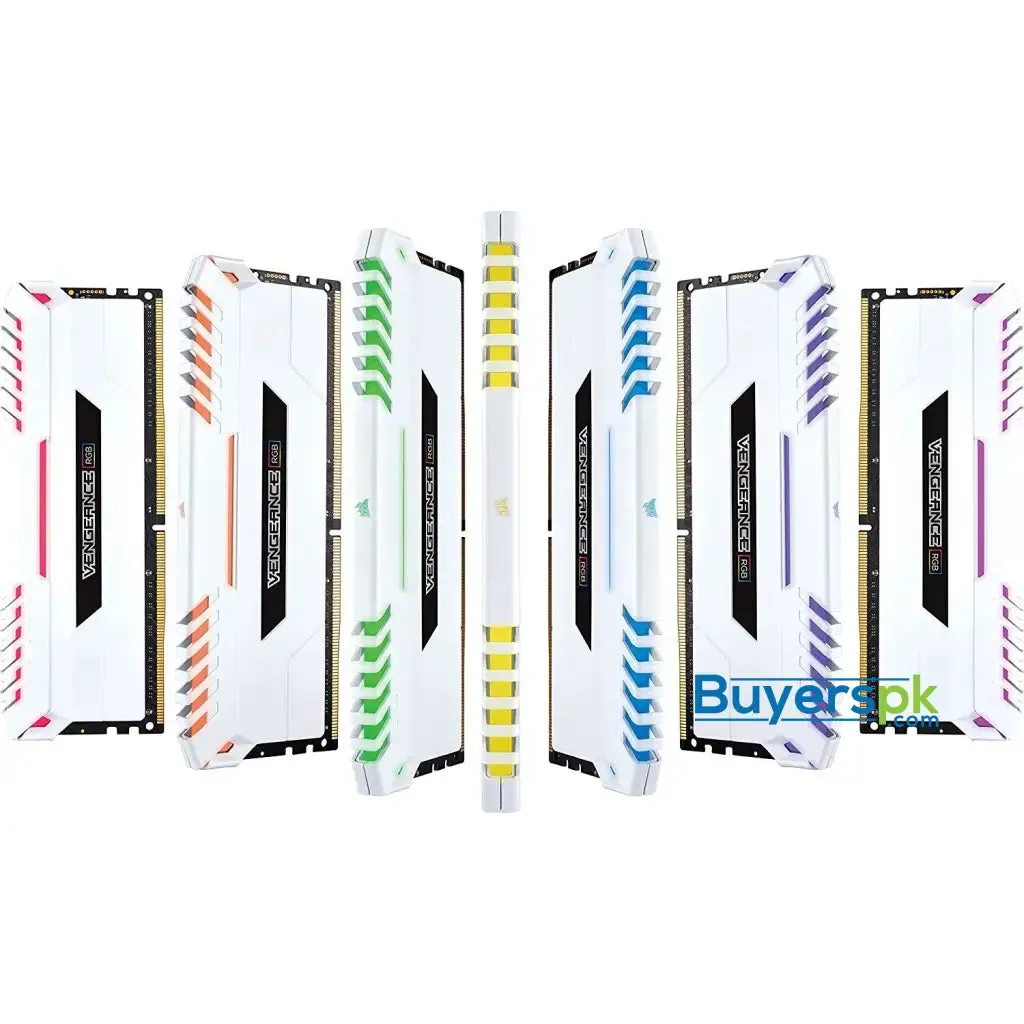 Corsair Vengeance Rgb 16gb (2x8gb) Ddr4 3200mhz C16 Desktop Memory - White