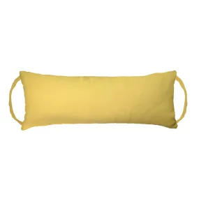 Cotton Duck Yellow Rocker Back Extender Pillow - Headrest Pillow