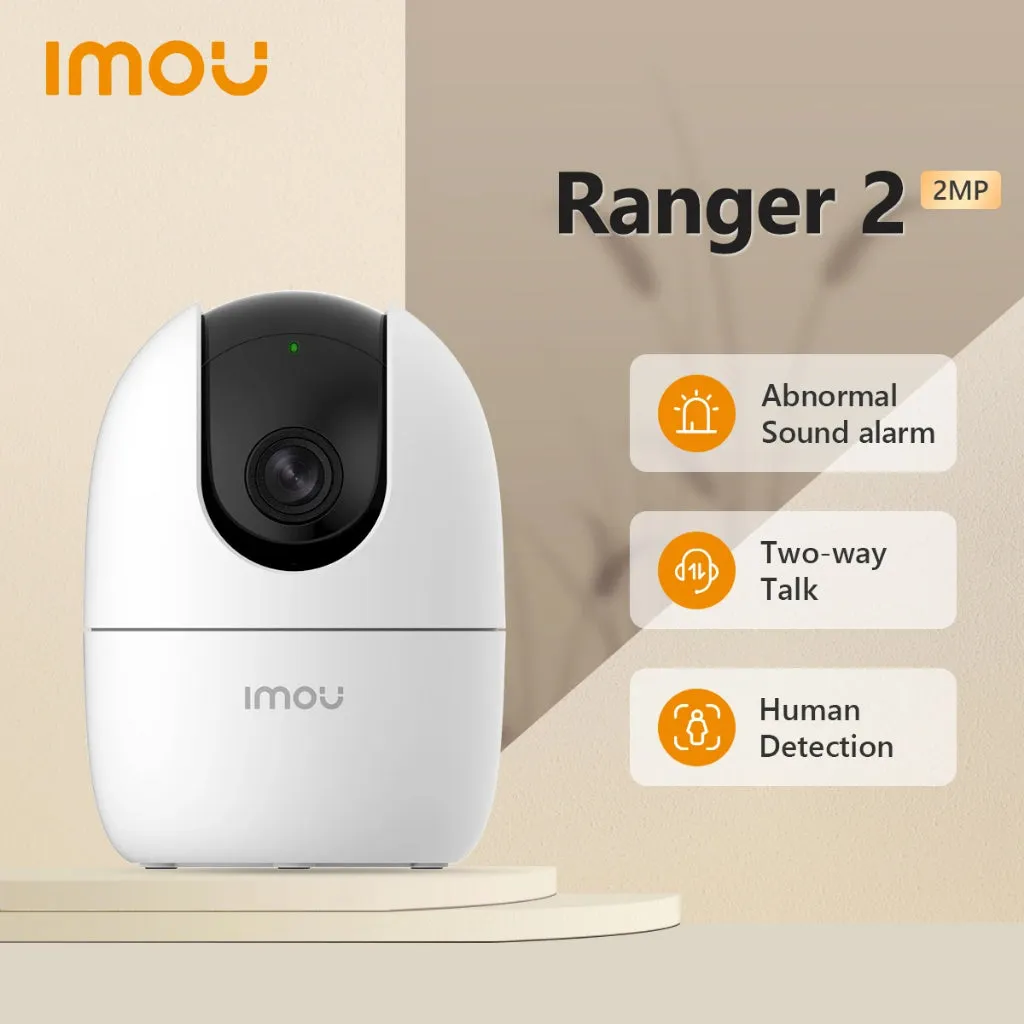 Dahua Imou Ranger 2 2MP / 3MP / 4MP full HD Wireless IP Camera CCTV Pan & Tilt Smart With AI Human Detect Siren 2 Way Talk