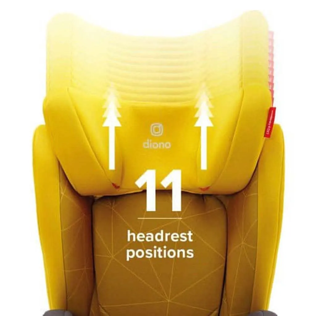 Diono Monterey 4DXT Latch 2-in-1 High Back Booster Car Seat