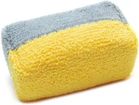 Dual Microfiber Applicator Car Polish Sponge | Great Car Polish Pad Applicator for Ceramic Coating, Waxes, Polishes, Dressers & More