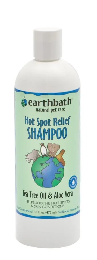 Earthbath Natural Hot Spot Relief Shampoo - Tea Tree & Aloe