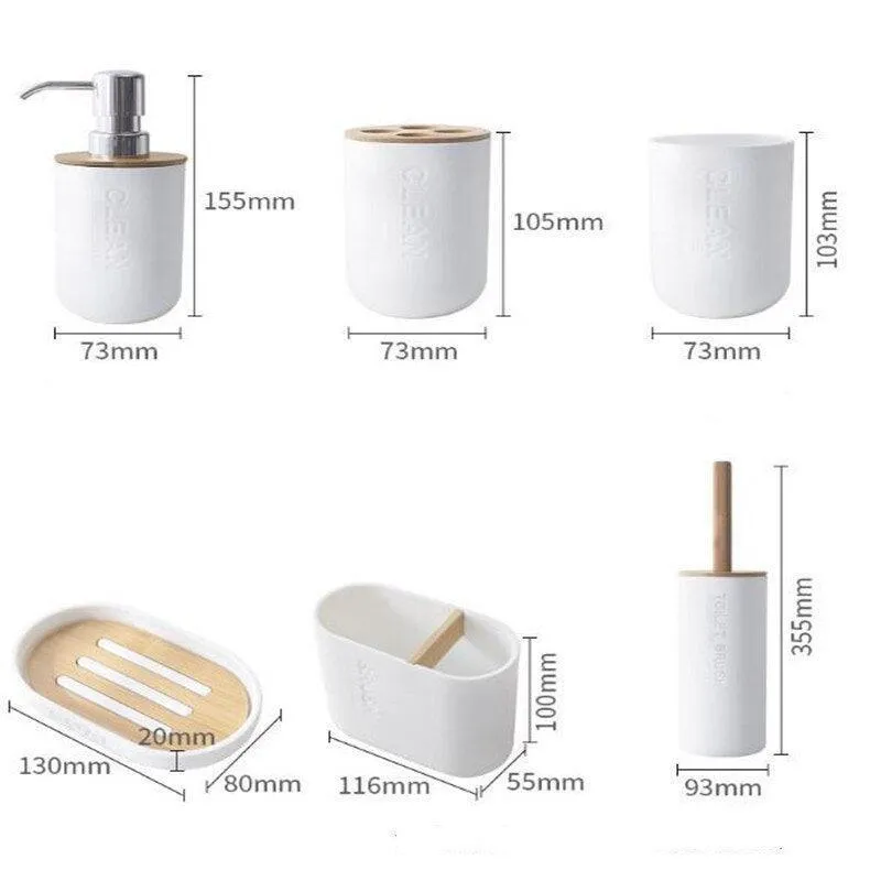 Eco-Friendly Bamboo Bathroom Set: Stylish Organization for a Sustainable Retreat