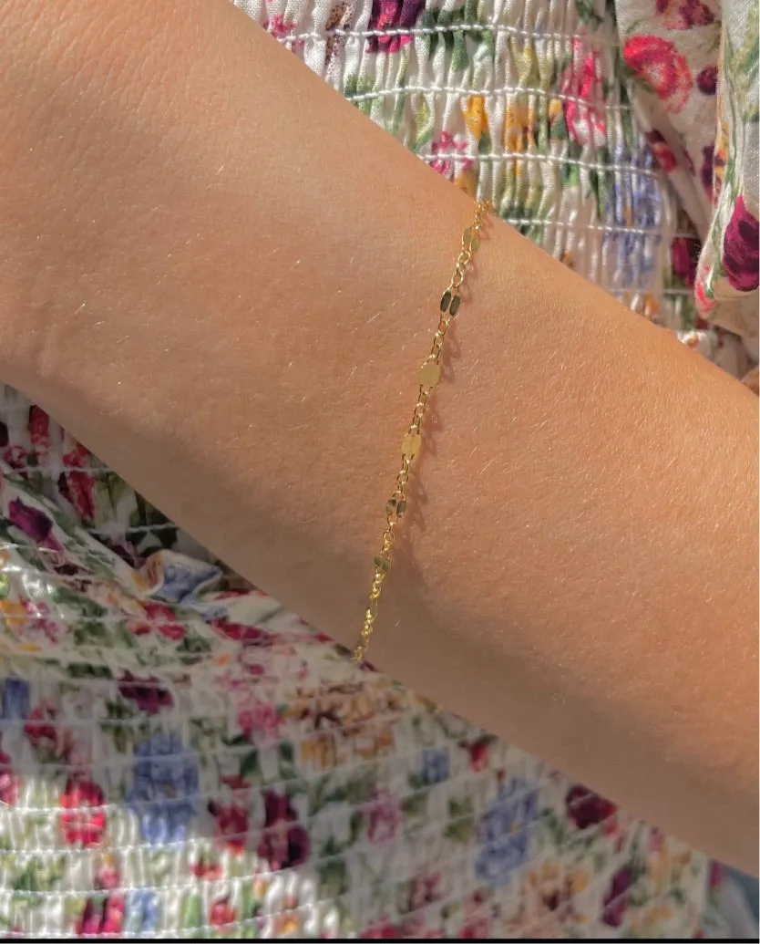 Eve 14k Gold Filled Chain Bracelet