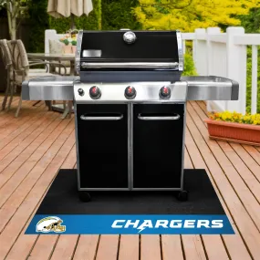 Fanmats Los Angeles Chargers Vinyl Grill Mat - 26" x 42"