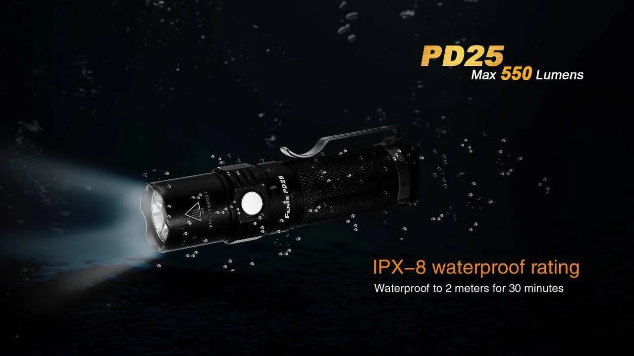 Fenix PD25 LED Flashlight 550 Lumens