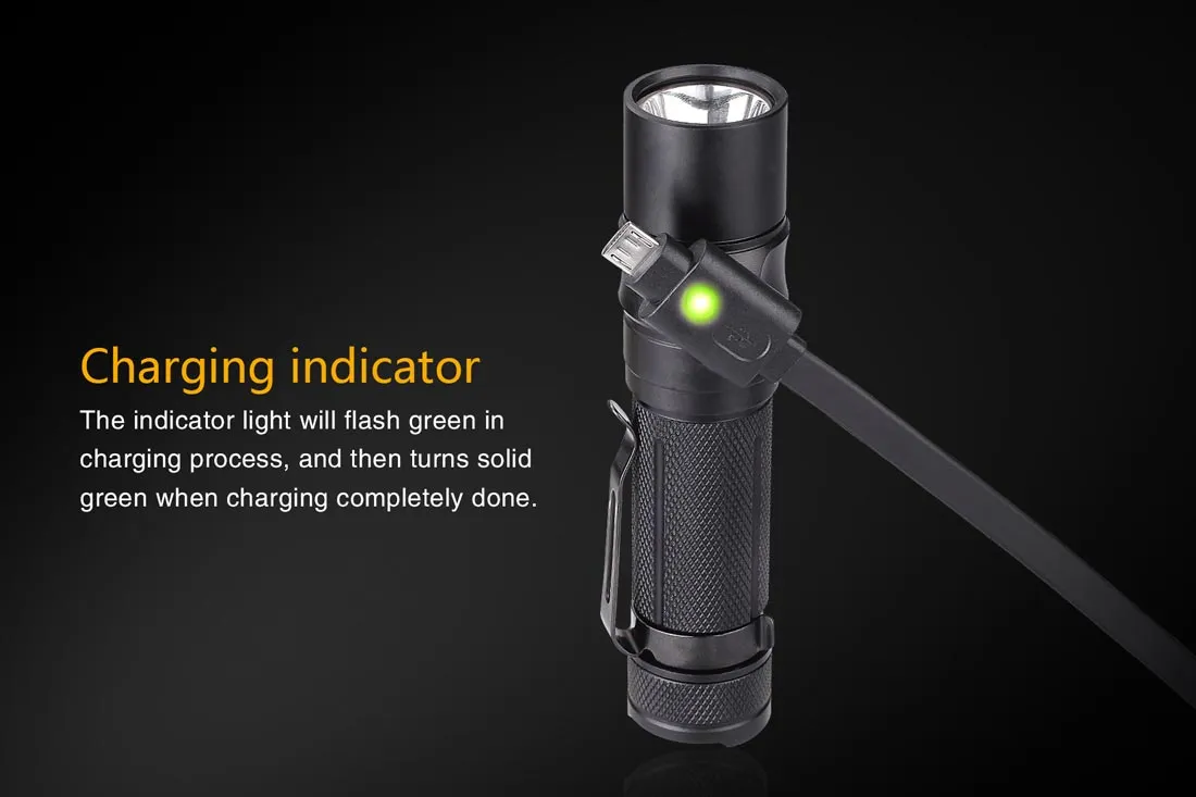 Fenix RC11 XM-L2 U2 USB Rechargeable LED Flashlight 1000 Lumens