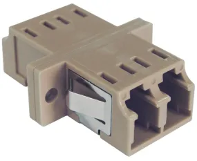 Fiber Optic Adapter, Multimode, LC Duplex Adapter