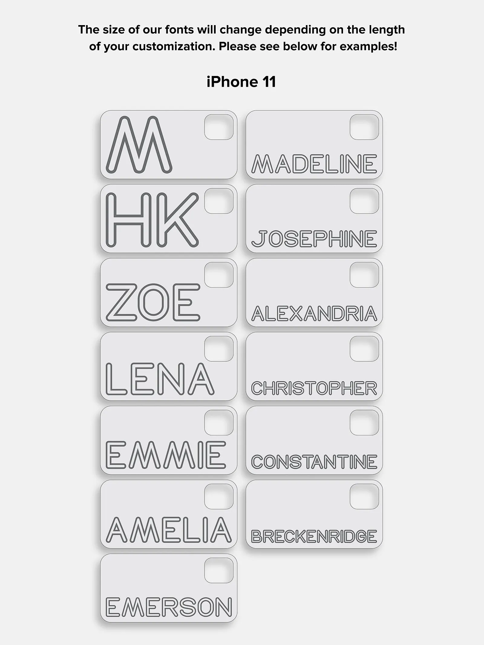 Fine Line Custom iPhone Case - Bright Red