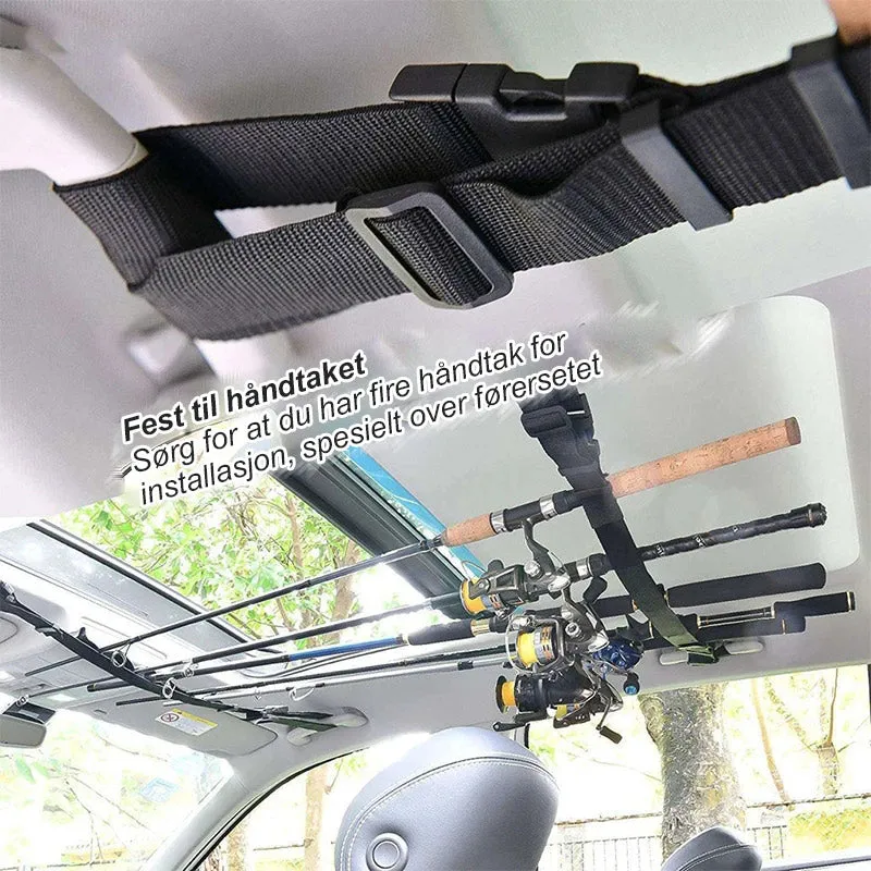 Fishing rod holder for car - safe and practical transport