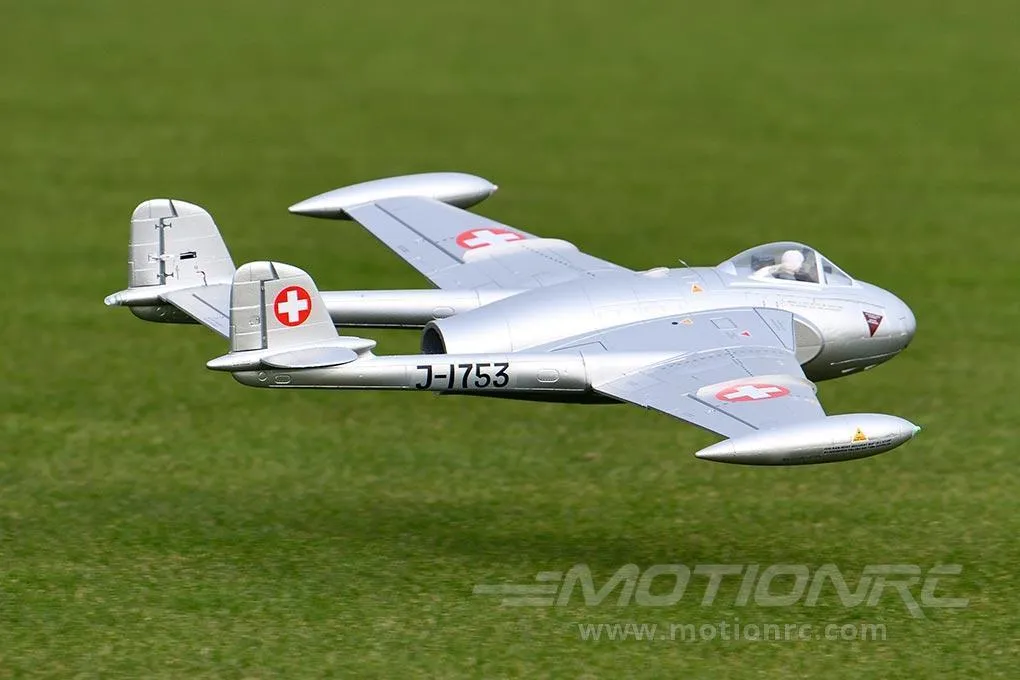 Freewing de Havilland DH-112 Venom V3 Swiss Silver High Performance 90mm EDF Jet - PNP