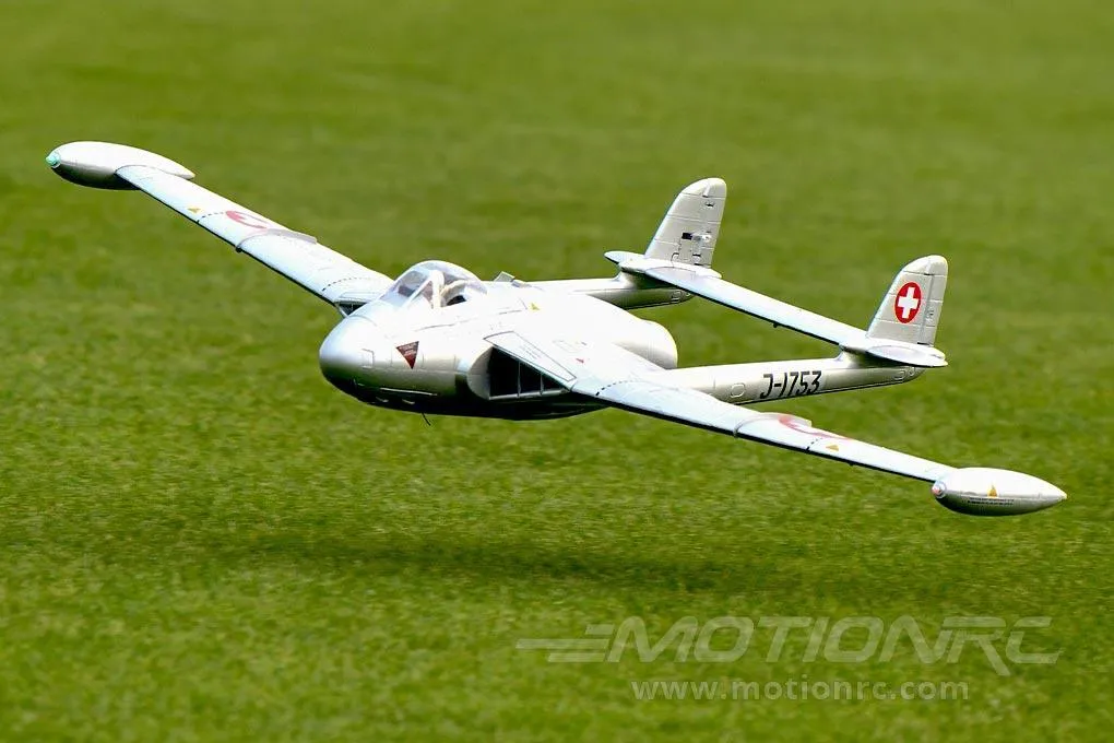 Freewing de Havilland DH-112 Venom V3 Swiss Silver High Performance 90mm EDF Jet - PNP