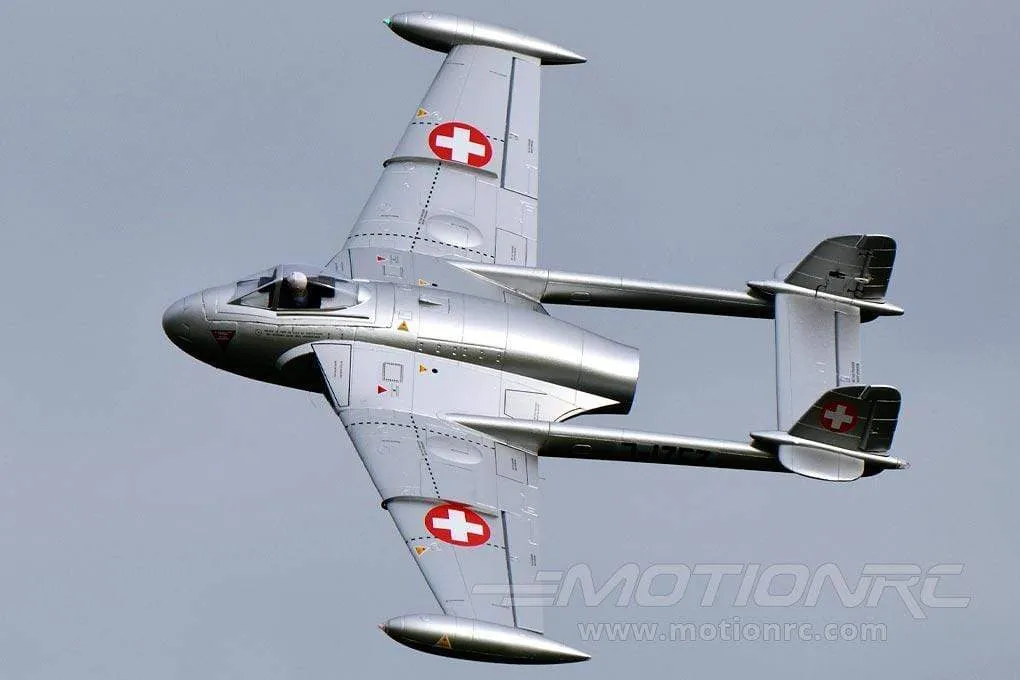 Freewing de Havilland DH-112 Venom V3 Swiss Silver High Performance 90mm EDF Jet - PNP