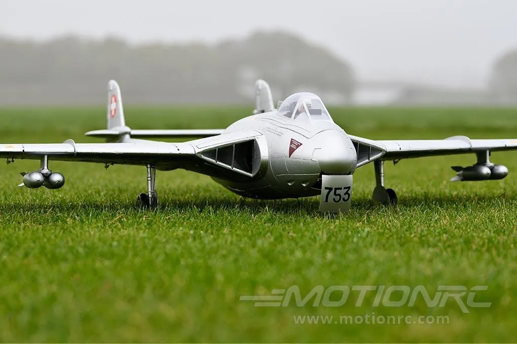 Freewing de Havilland DH-112 Venom V3 Swiss Silver High Performance 90mm EDF Jet - PNP