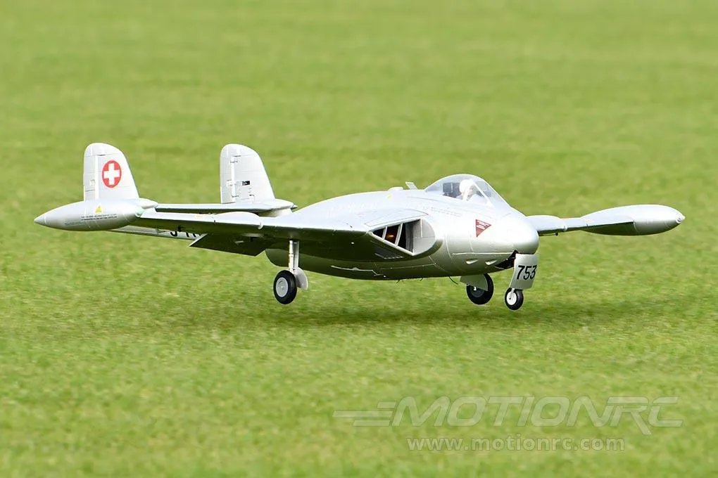 Freewing de Havilland DH-112 Venom V3 Swiss Silver High Performance 90mm EDF Jet - PNP