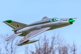 Freewing Mig-21 Silver High Performance 80mm EDF Jet - PNP