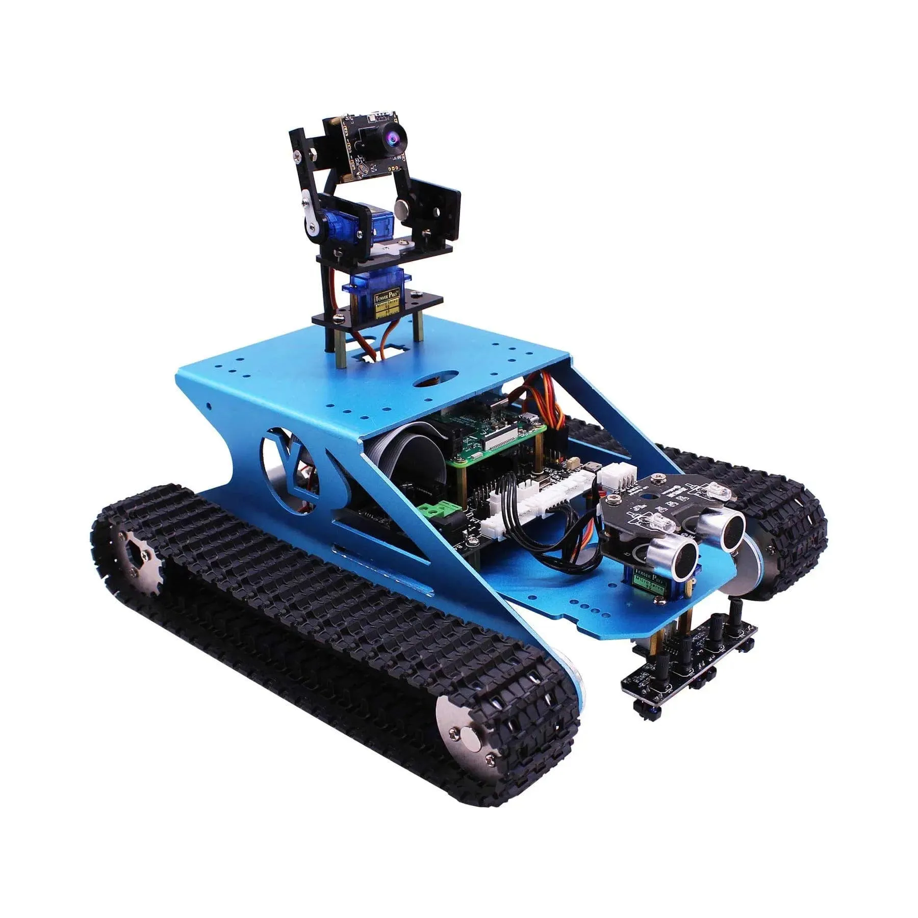 G1 AI Vision Smart Tank Robot Kit with WiFi video camera for Raspberry Pi 4B