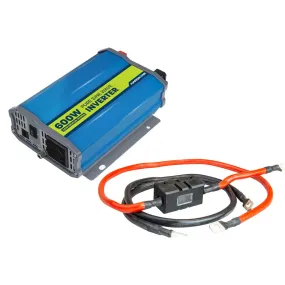 Hardkorr 600W Pure Sine Wave Inverter   5Awg Power Cable - HKPINV600 HKPCAB755