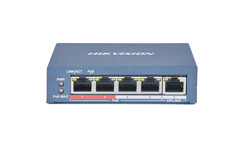 Hikvision DS-3E1105P-EI Smart Managed 4-Port 100 Mbps PoE Switch