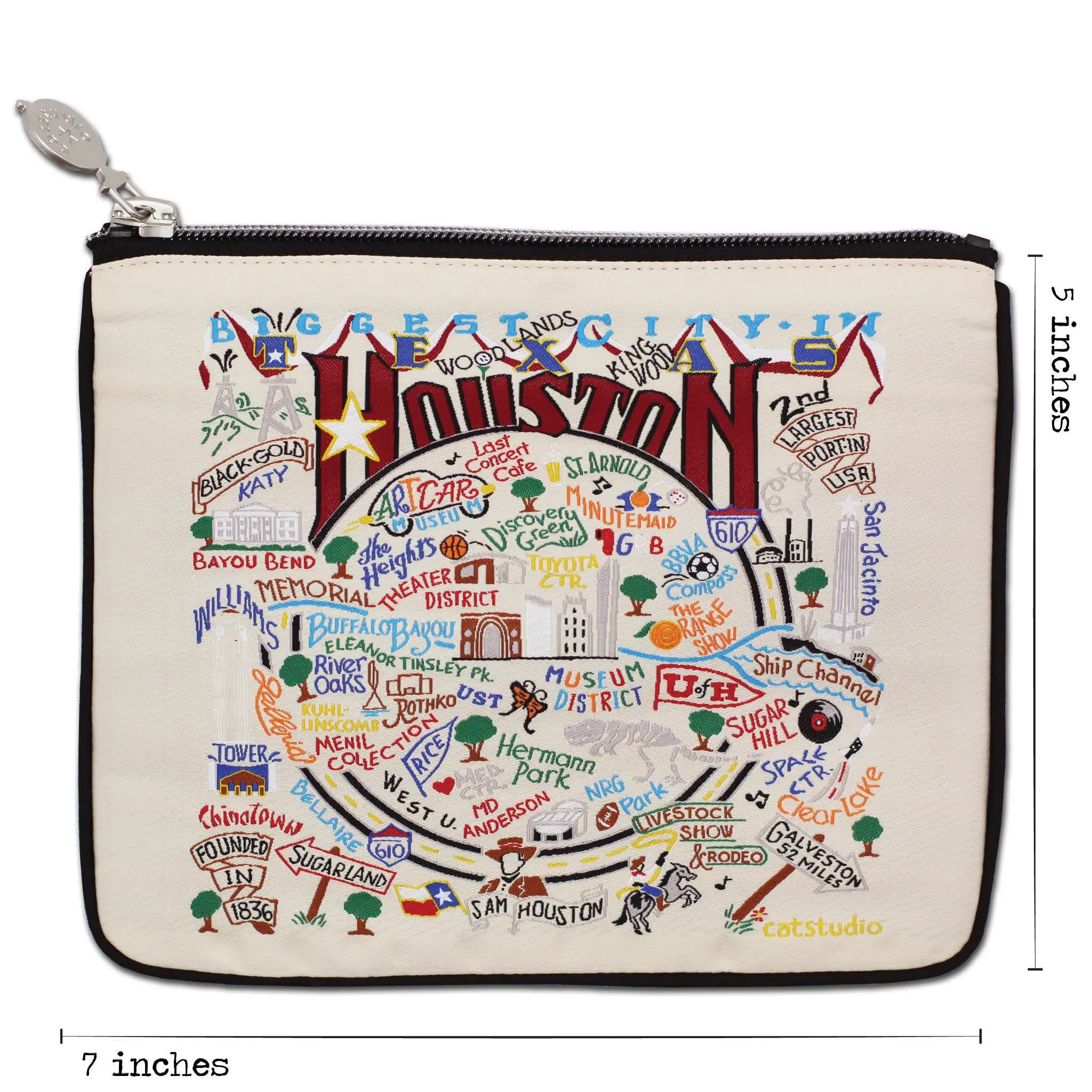 Houston Zip Pouch - Natural