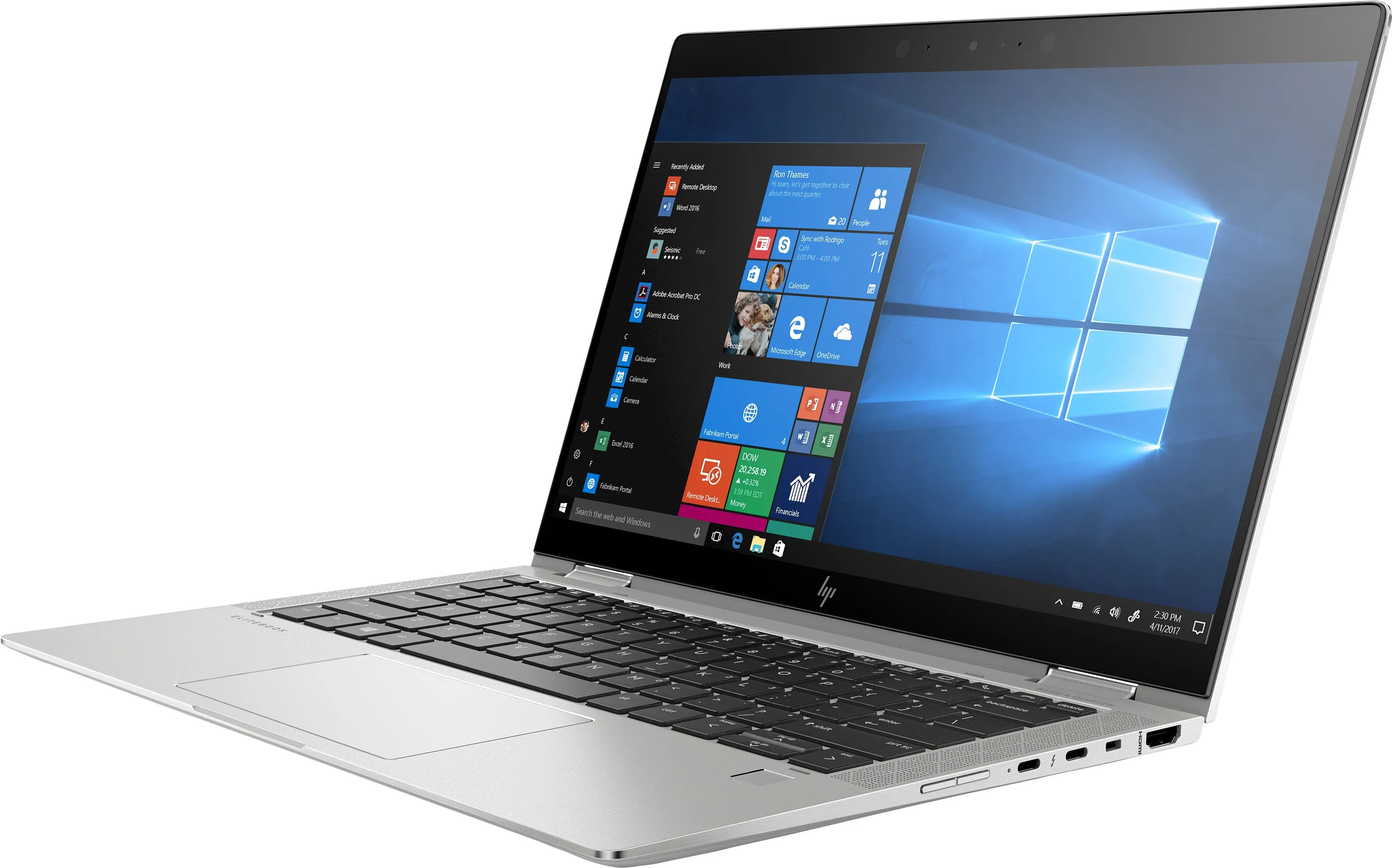 HP EliteBook X360 1030-G4 13.3" FHD (Touch) Convertible Notebook, Intel i7-8665U, 1.90GHz, 16GB RAM, 512GB SSD, Win10P 8MT67UT#ABA (Certified Refurbished)