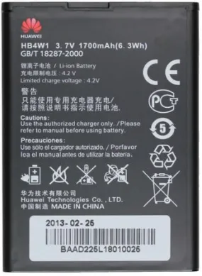 Huawei HB4W1 Genuine Battery