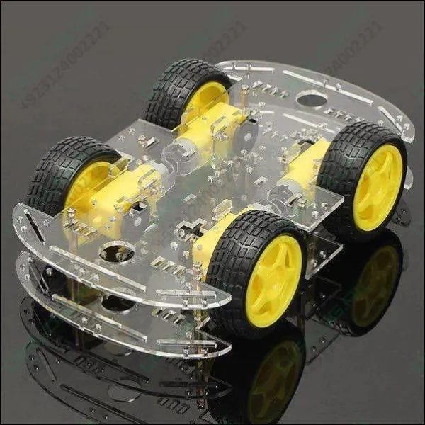 Imported Original 4wd Smart Robot Car Chassis Kit For Arduino