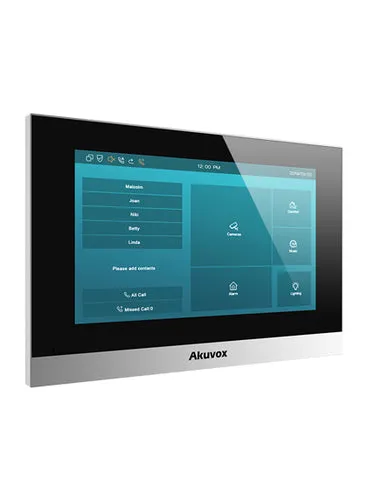 Indoor-Station C315w With Logo,Touch Screen, Android, Poe, Wi-Fi, Silver