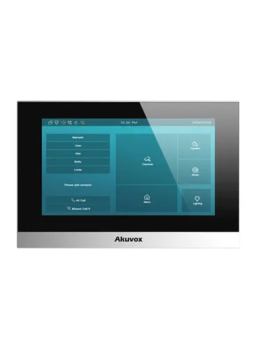 Indoor-Station C315w With Logo,Touch Screen, Android, Poe, Wi-Fi, Silver