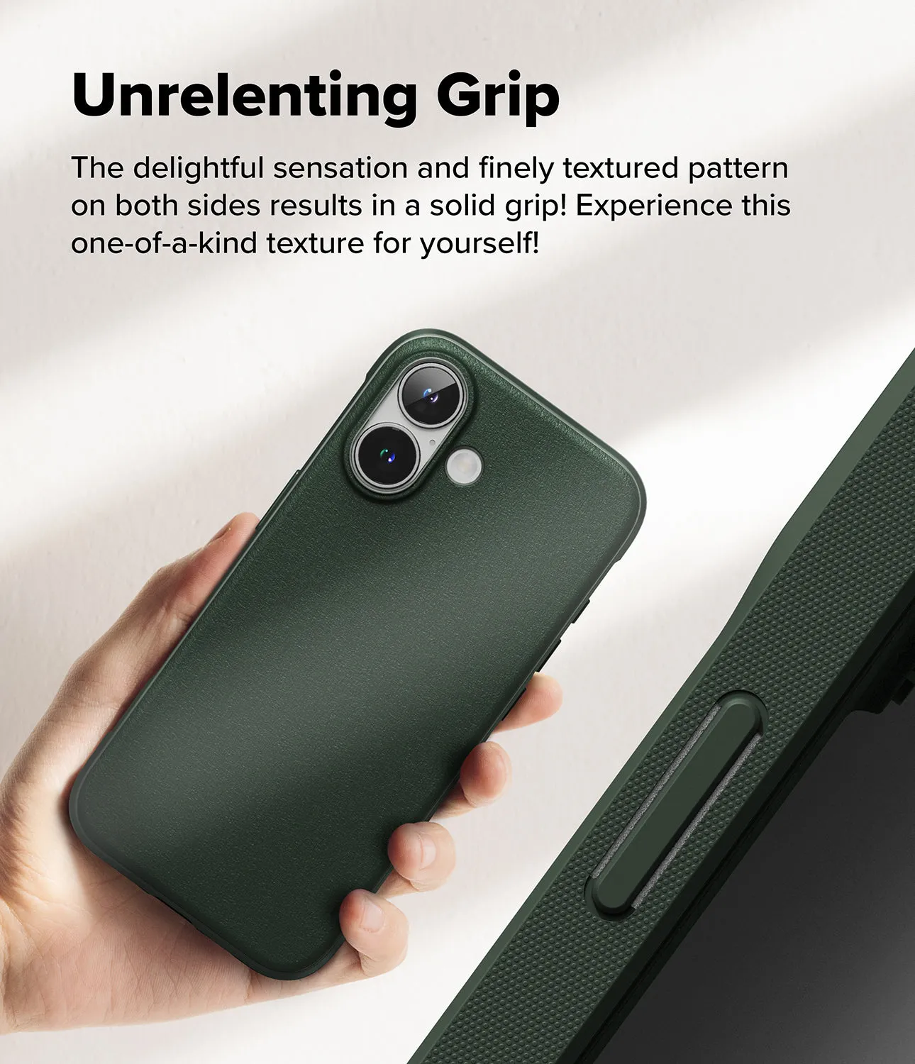 iPhone 16 Plus Case Cover | Onyx Series| Dark Green