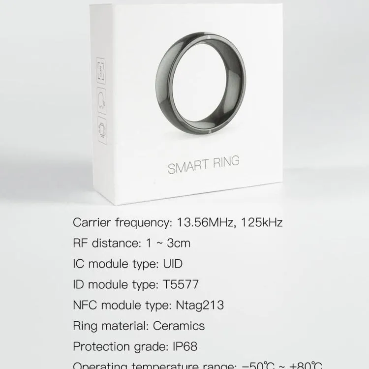 JAKCOM R4 Smart Ring Multifunctional Lord Of The Rings, Size: 60mm for Apple & Android(Number 9)