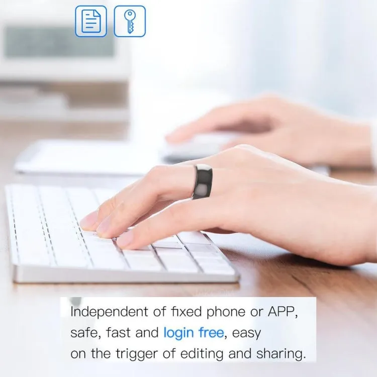 JAKCOM R4 Smart Ring Multifunctional Lord Of The Rings, Size: 60mm for Apple & Android(Number 9)