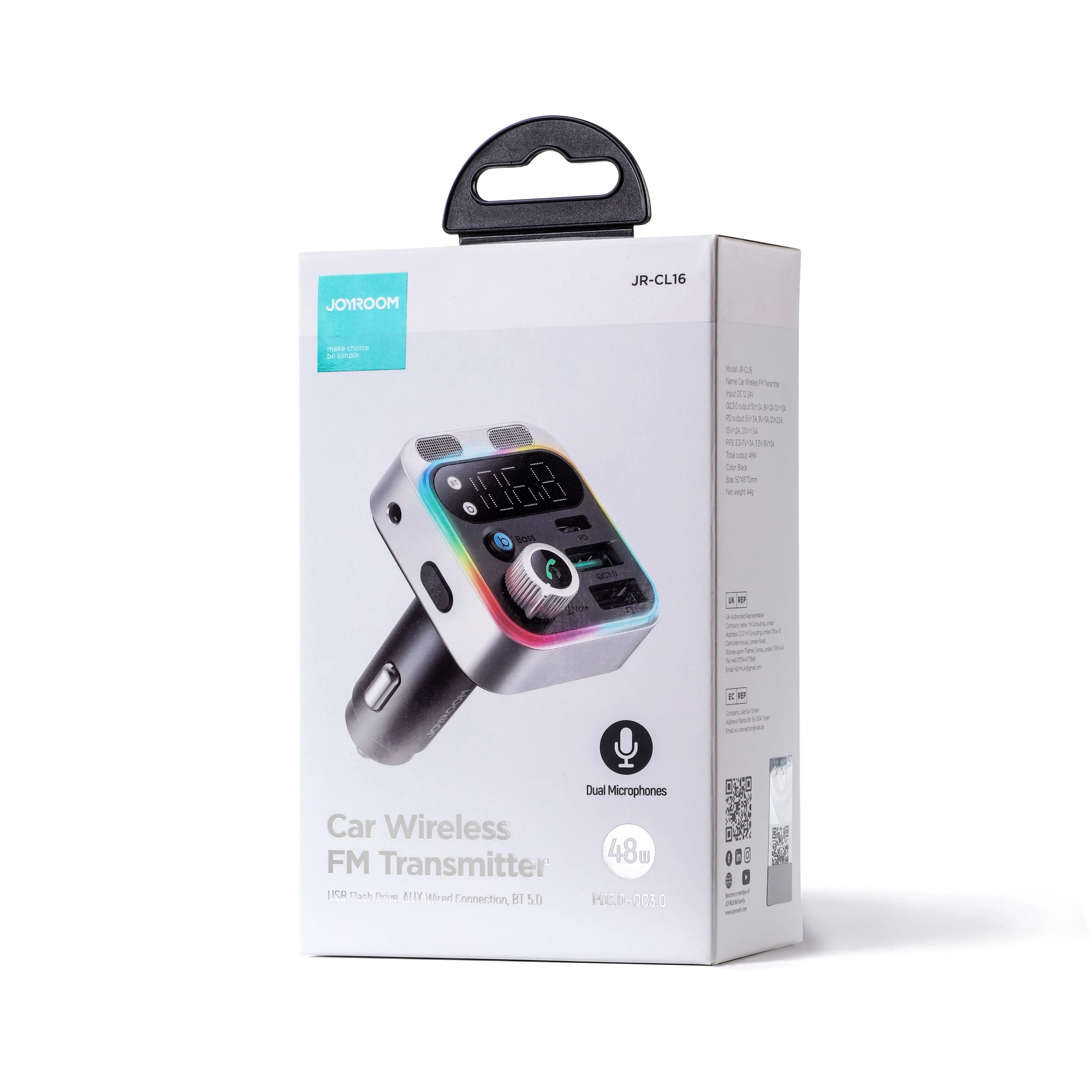 Joyroom 48W Car Wireless FM Transmitter | HL-CL16