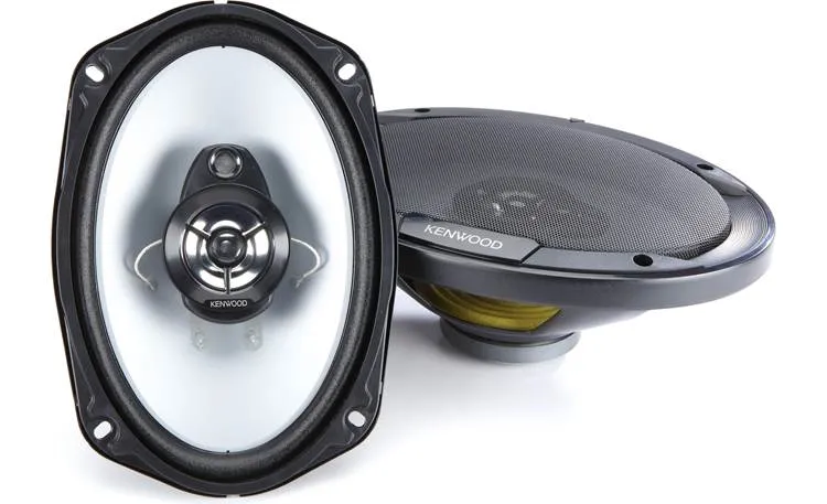 Kenwood 6"x9" 400W 3-Way car speakers