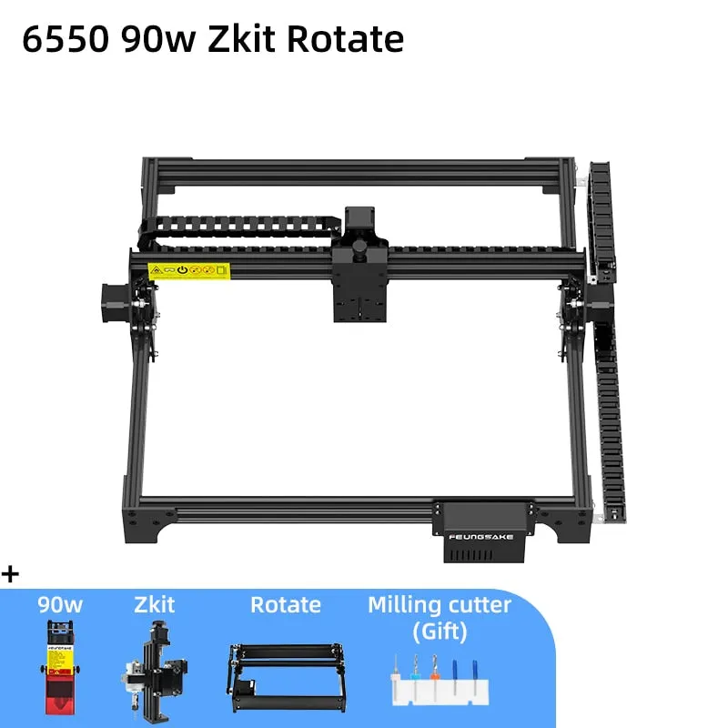 Laser Engraving Cutting Machine For Wood Engraver And Cutter Acrylic 90W Laser Engraver Machine Cnc Wood Router Kit