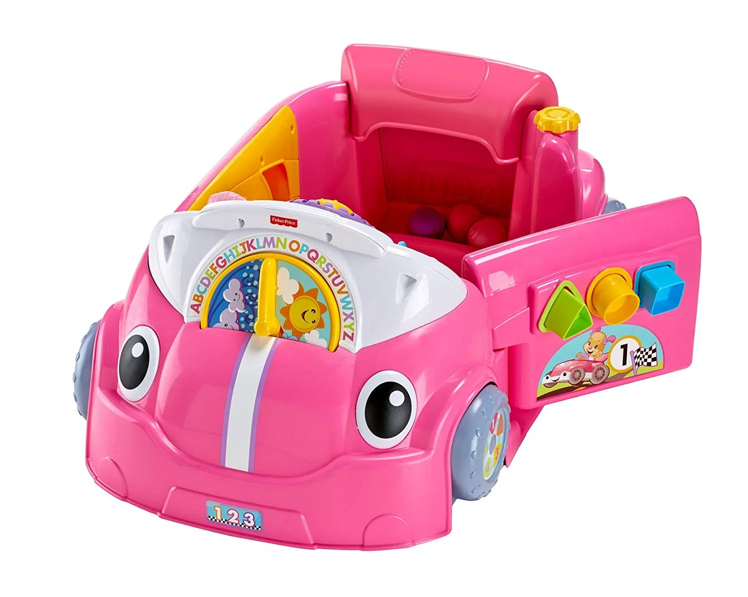 Laugh & Learn Smart Stages Crawl Around Car, Pink