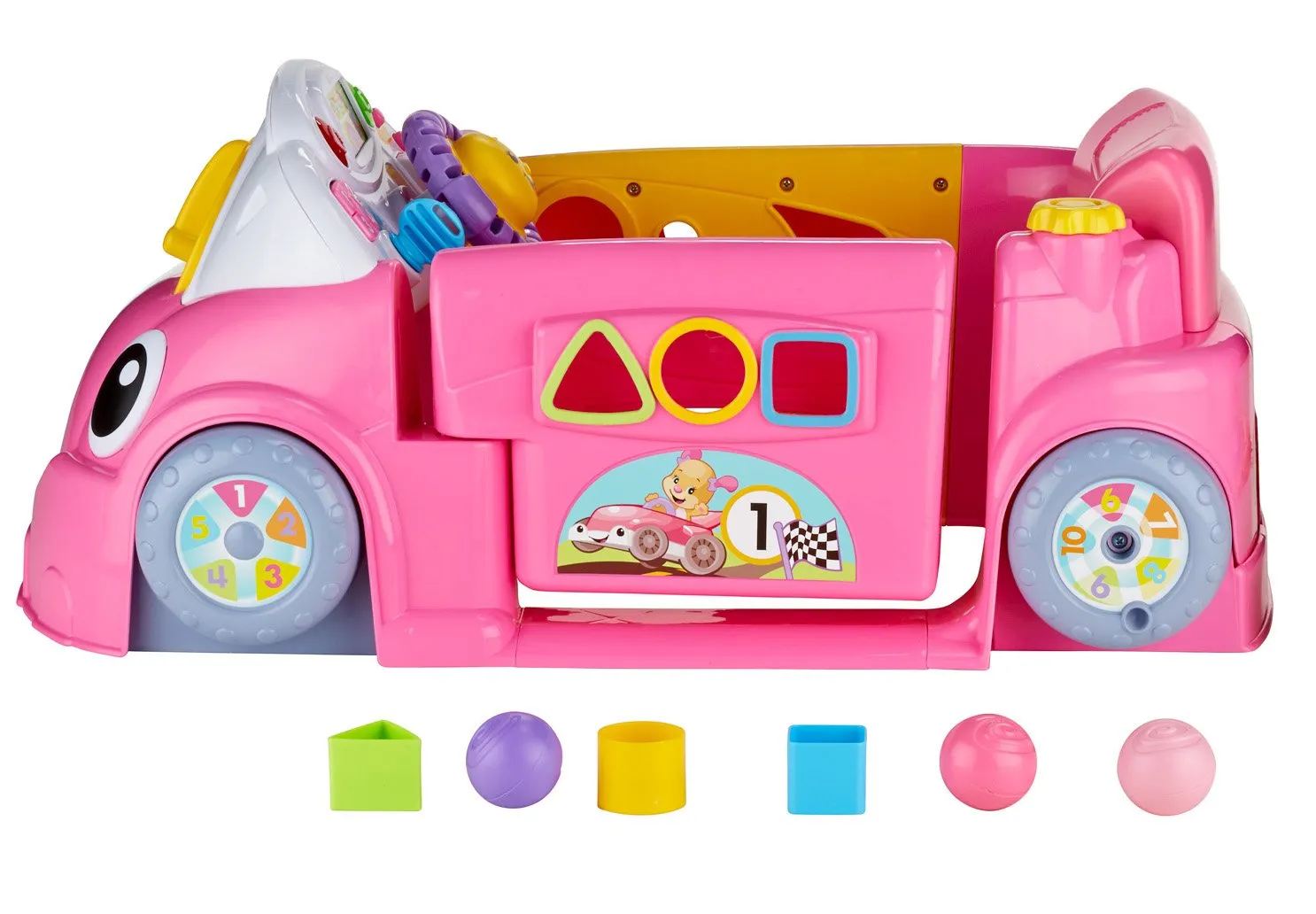 Laugh & Learn Smart Stages Crawl Around Car, Pink