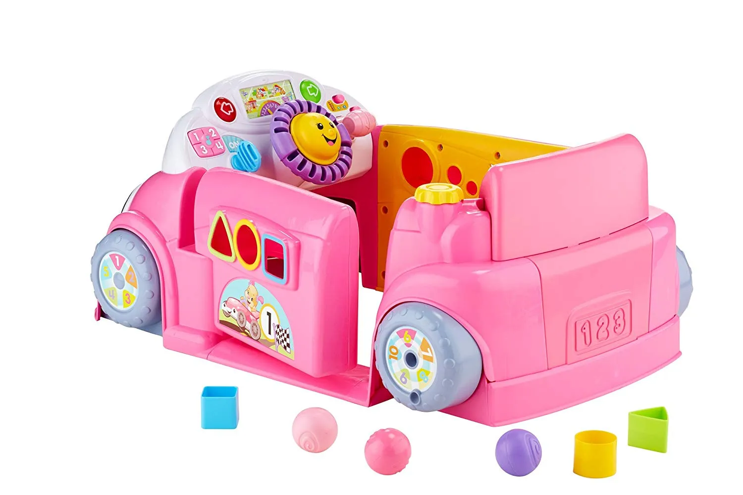 Laugh & Learn Smart Stages Crawl Around Car, Pink