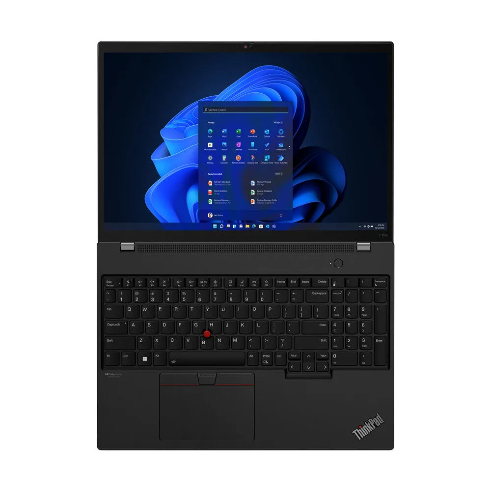 Lenovo ThinkPad P16s Gen 1 (Intel) Intel® Core™ i5 i5-1240P Mobile workstation 40.6 cm (16") WUXGA 16 GB DDR4-SDRAM 512 GB SSD NVIDIA Quadro T550 Wi-Fi 6E (802.11ax) Windows 11 Pro Black