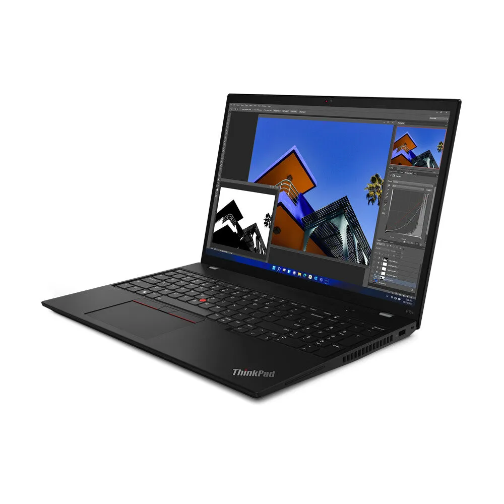 Lenovo ThinkPad P16s Gen 1 (Intel) Intel® Core™ i5 i5-1240P Mobile workstation 40.6 cm (16") WUXGA 16 GB DDR4-SDRAM 512 GB SSD NVIDIA Quadro T550 Wi-Fi 6E (802.11ax) Windows 11 Pro Black